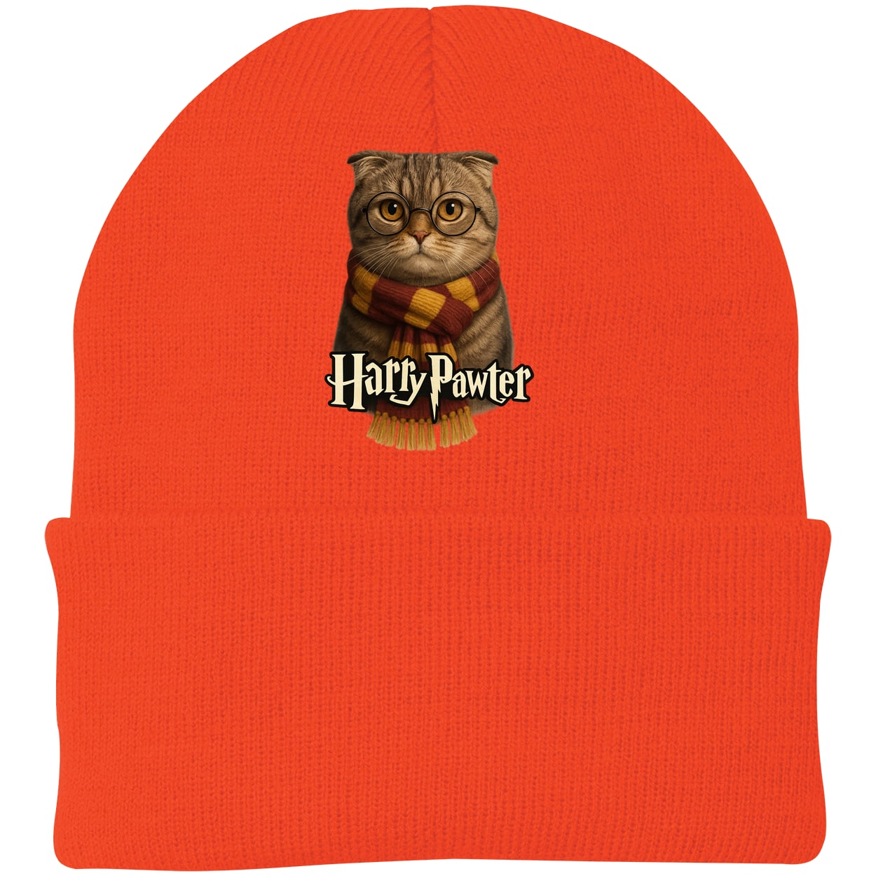 CP90 Port & Company Knit Beanie - Athletic Orange
