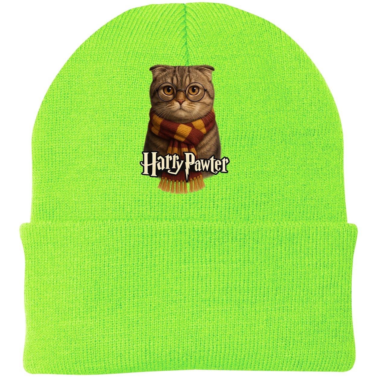 CP90 Port & Company Knit Beanie - Neon Green