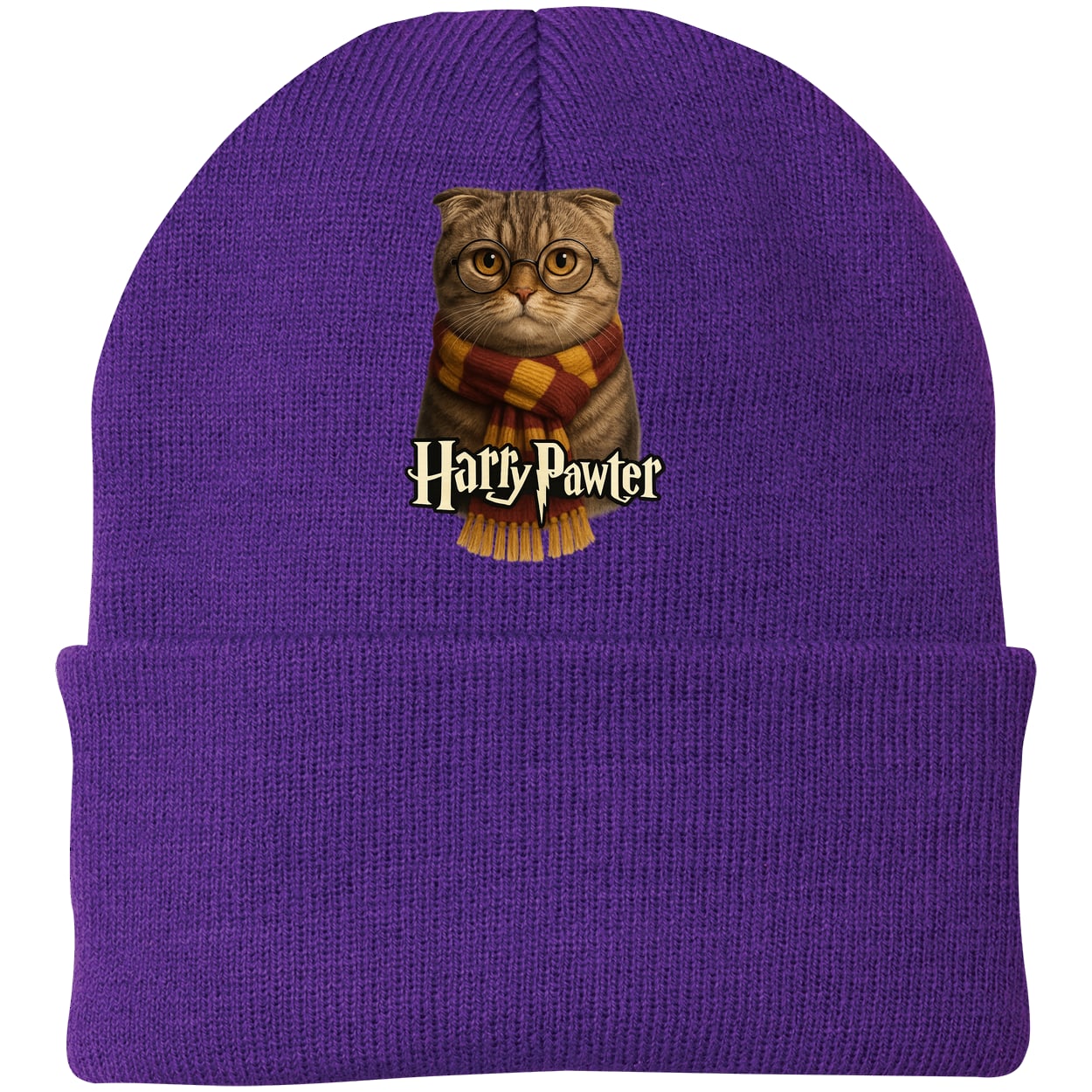CP90 Port & Company Knit Beanie - Athletic Purple