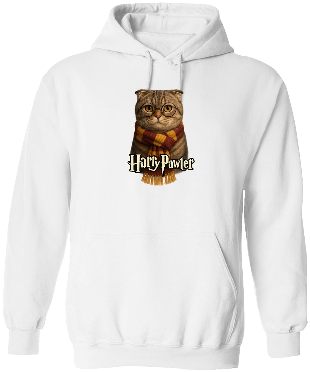 G185 Gildan Pullover Hoodie - White