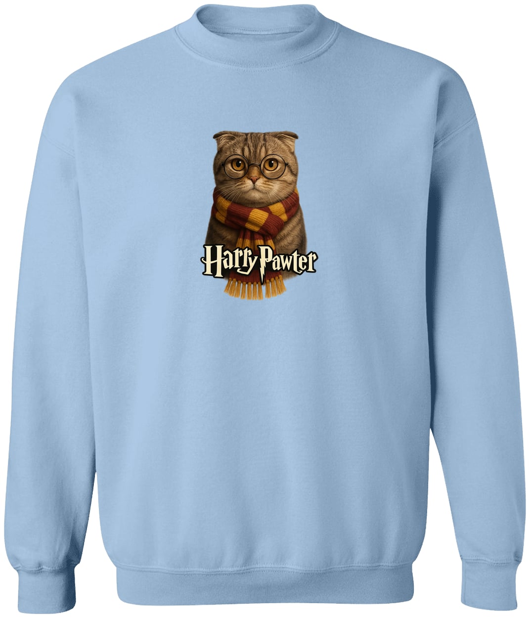 G180 Gildan Crewneck Pullover Sweatshirt - Light Blue