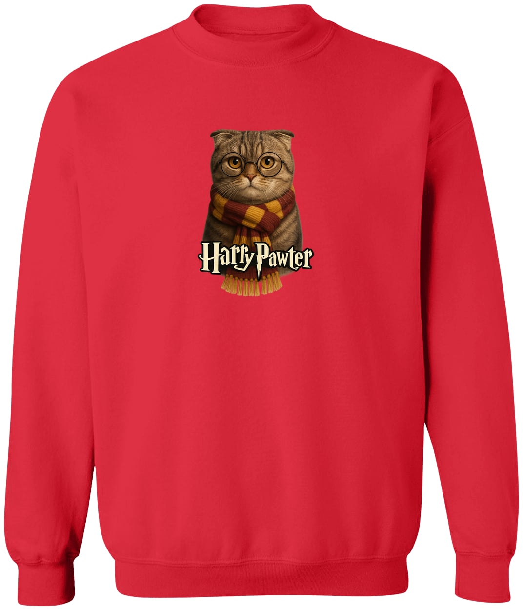 G180 Gildan Crewneck Pullover Sweatshirt - Red