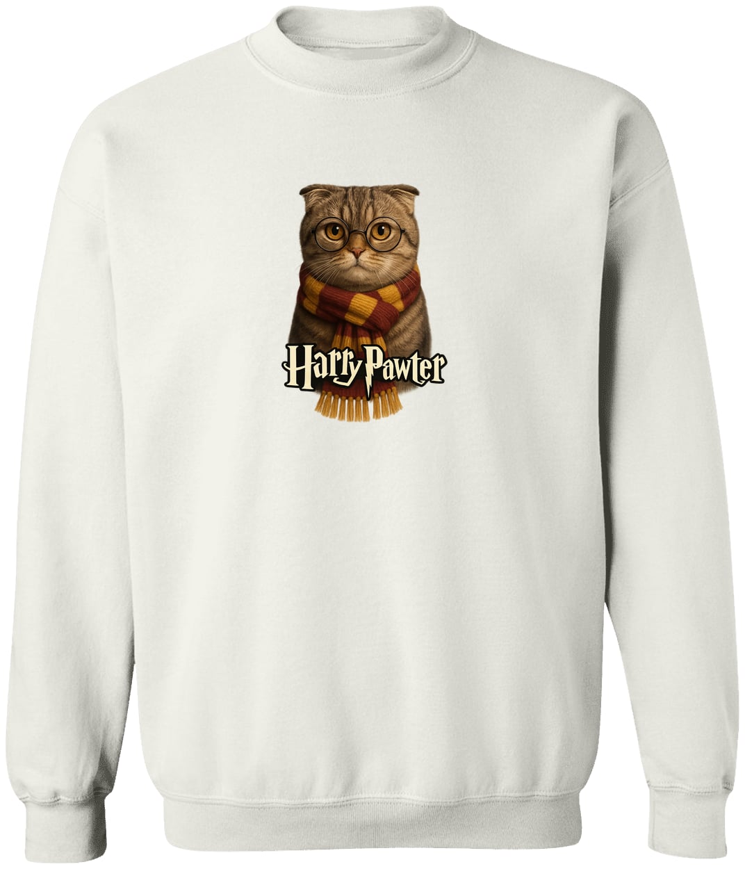 G180 Gildan Crewneck Pullover Sweatshirt - White