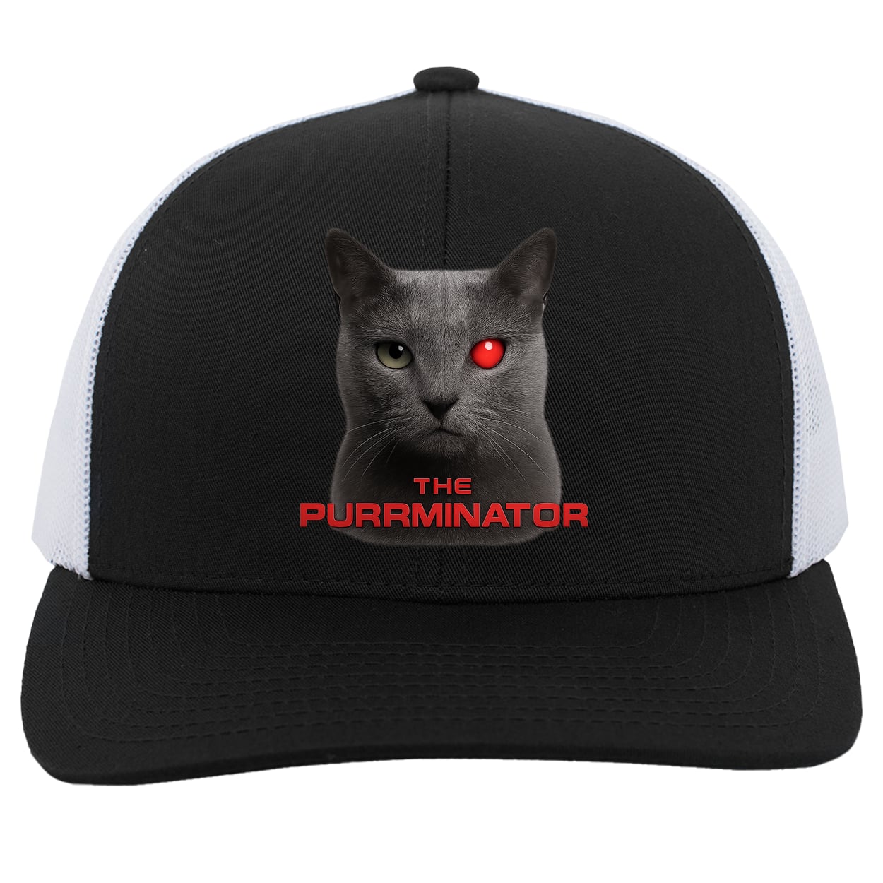104C Trucker Snap Back - Black/White