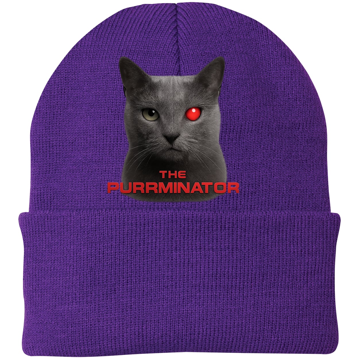 CP90 Port & Company Knit Beanie - Athletic Purple