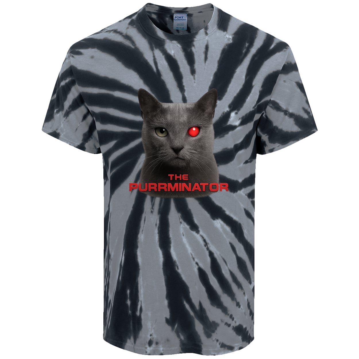 PC147 Port & Company Tie-Dye Tee - Black