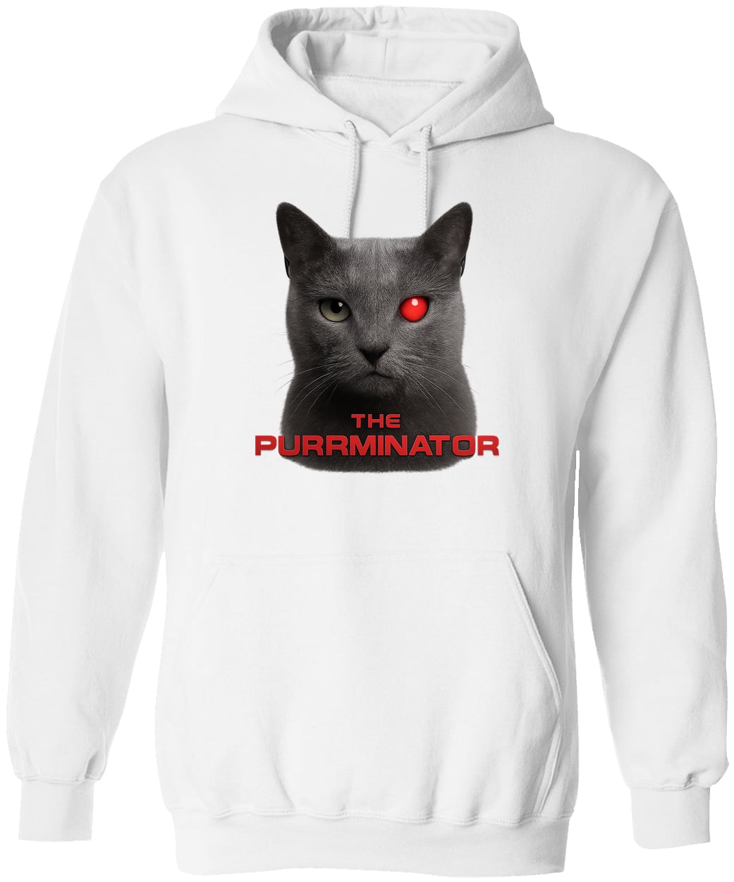 G185 Gildan Pullover Hoodie - White