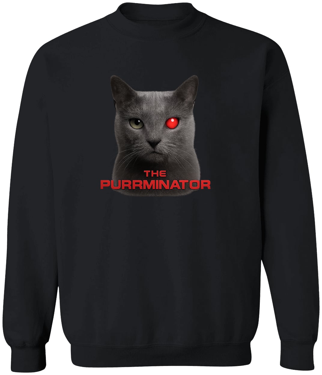 G180 Gildan Crewneck Pullover Sweatshirt - Black