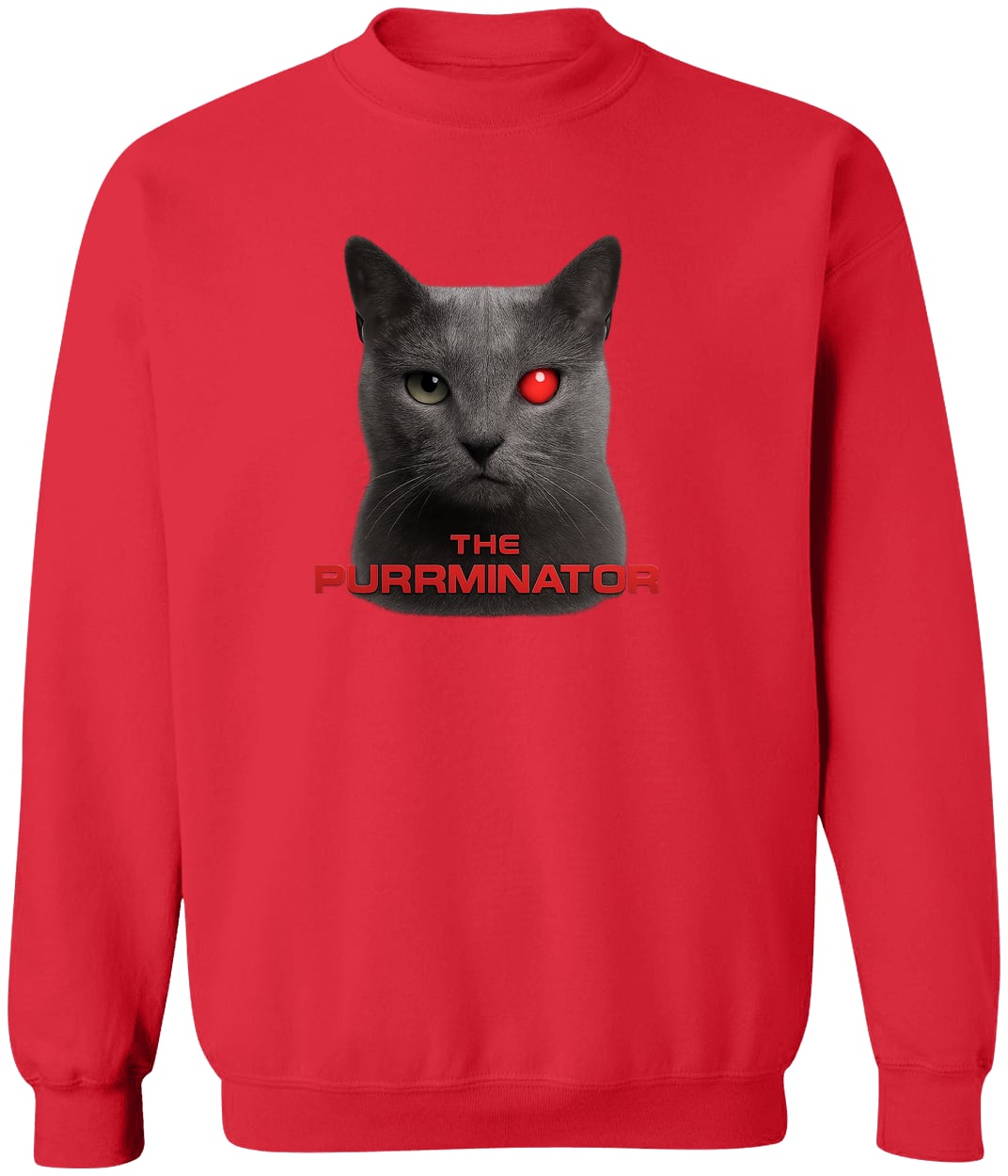 G180 Gildan Crewneck Pullover Sweatshirt - Red