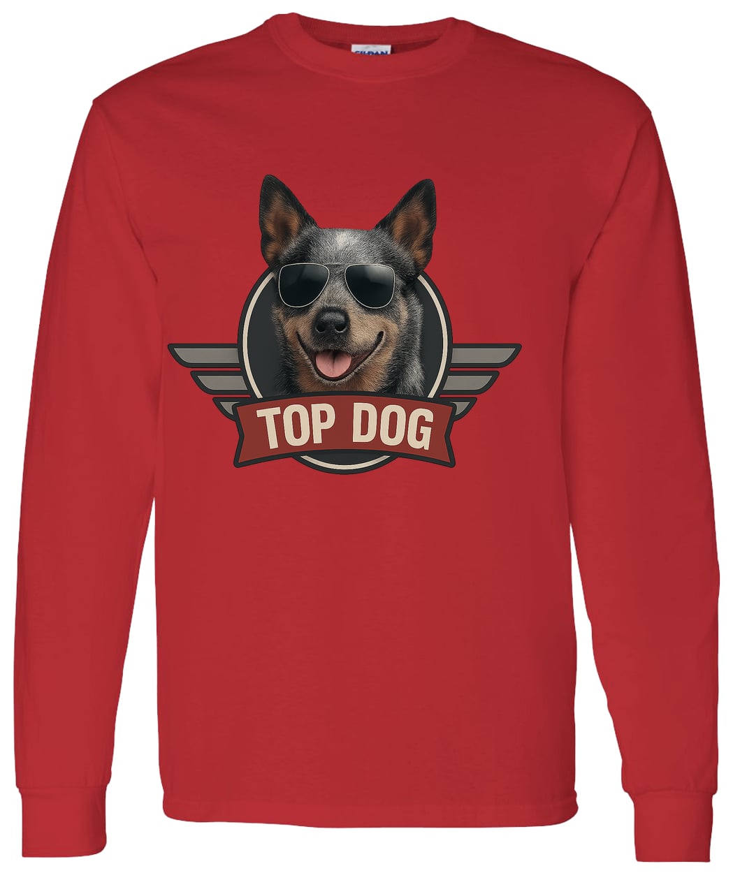G540 LS T-Shirt 5.3 oz. - Red
