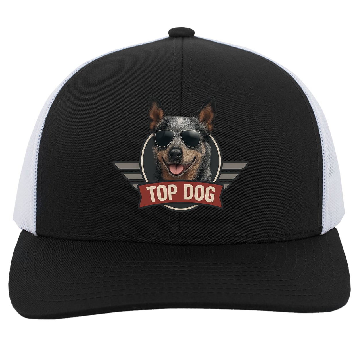 104C Trucker Snap Back - Black/White