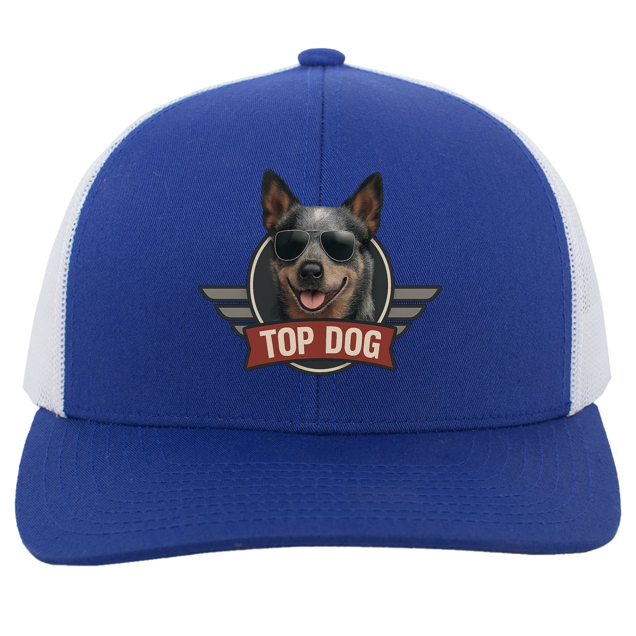 104C Trucker Snap Back - Royal/White