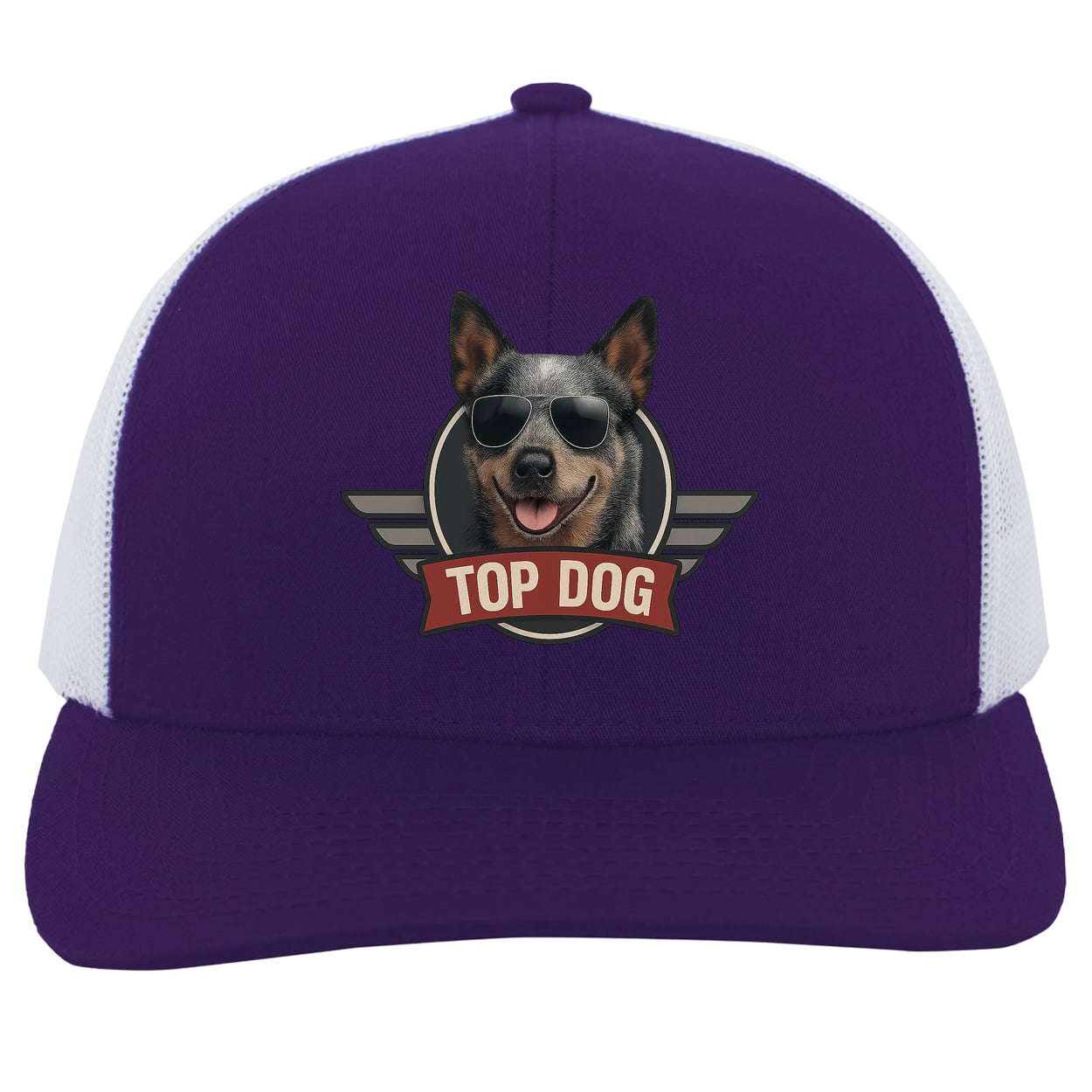 104C Trucker Snap Back - Purple/White