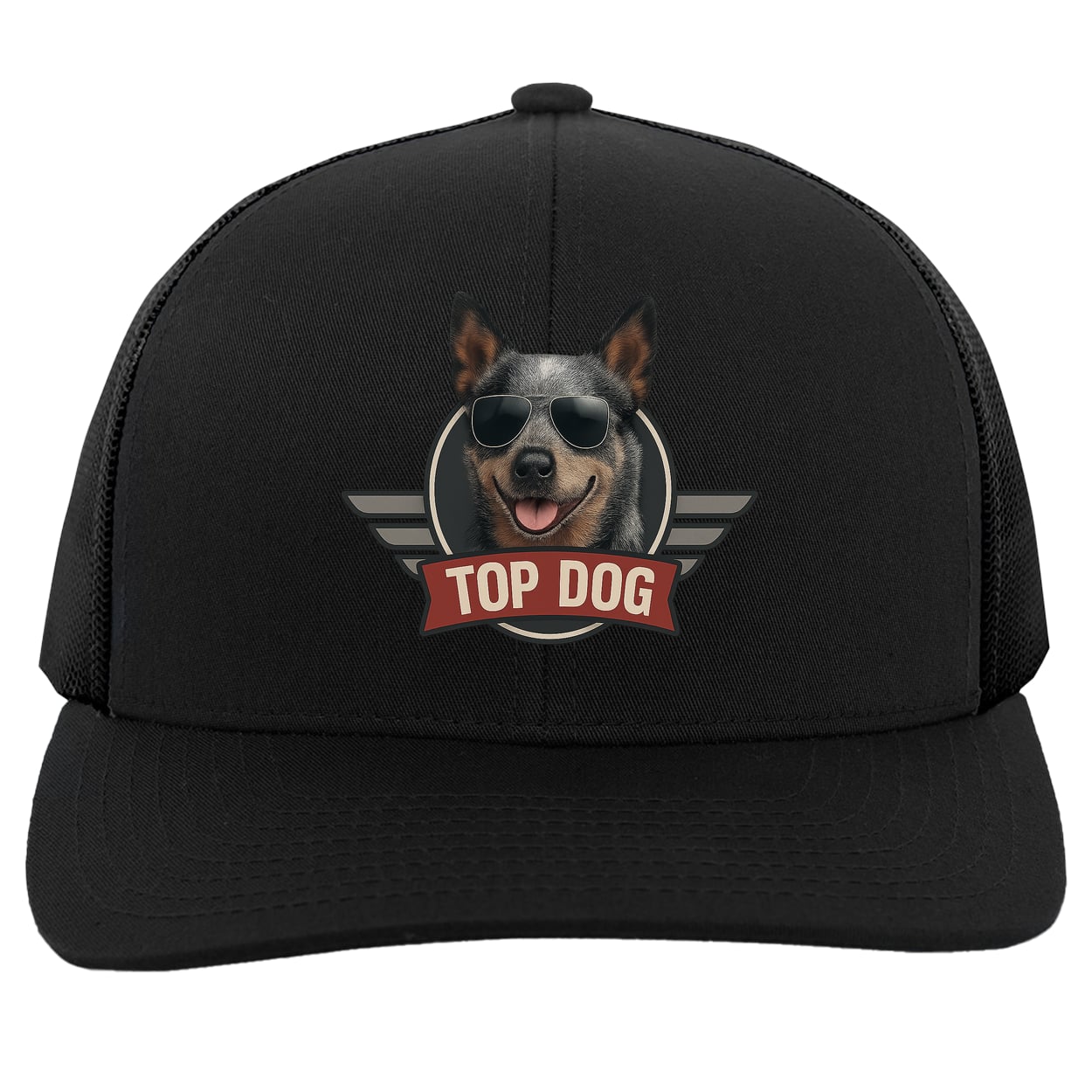 104C Trucker Snap Back - Black