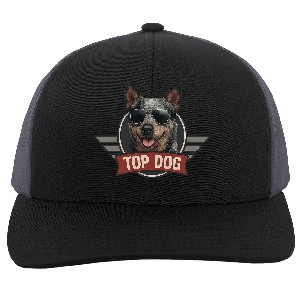 104C Trucker Snap Back - Black/Graphite