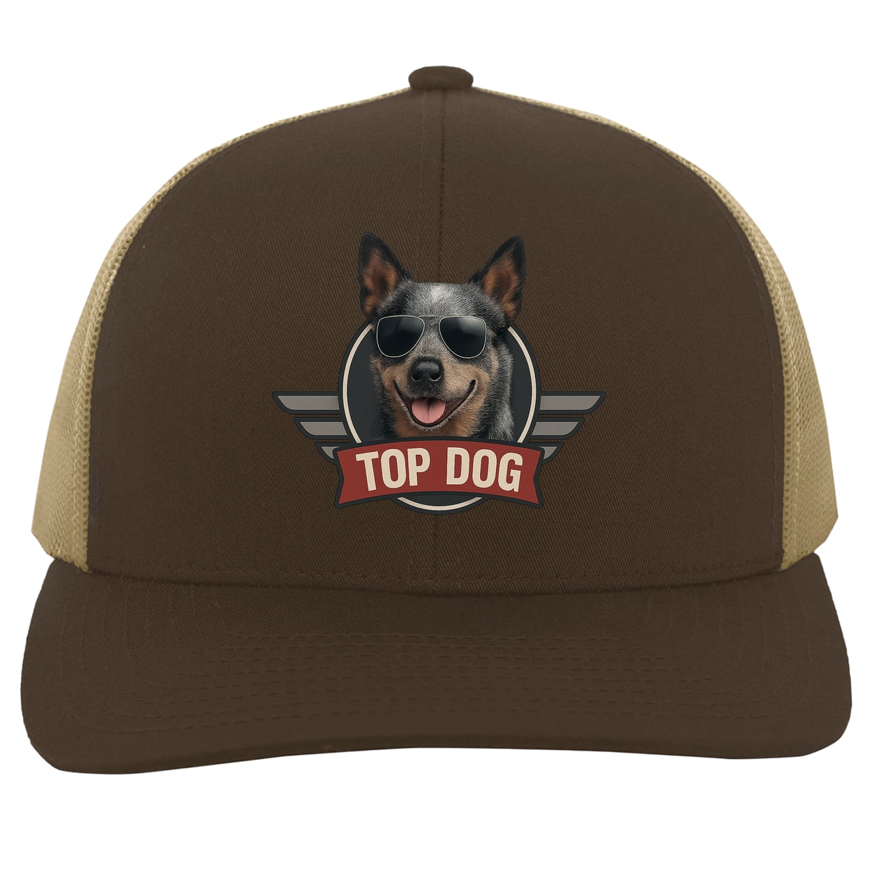 104C Trucker Snap Back - Brown/Khaki