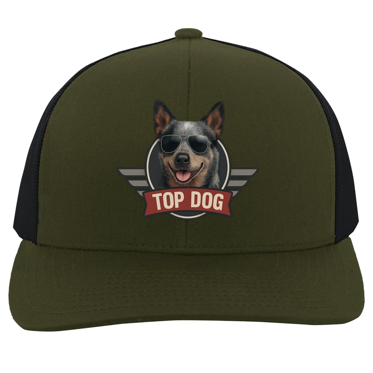 104C Trucker Snap Back - Moss/Charcoal