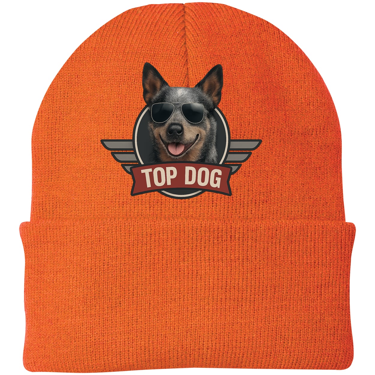 CP90 Port & Company Knit Beanie - Neon Orange