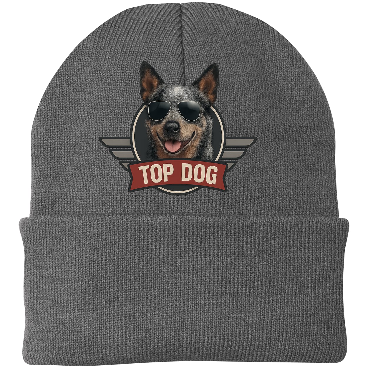 CP90 Port & Company Knit Beanie - Athletic Oxford