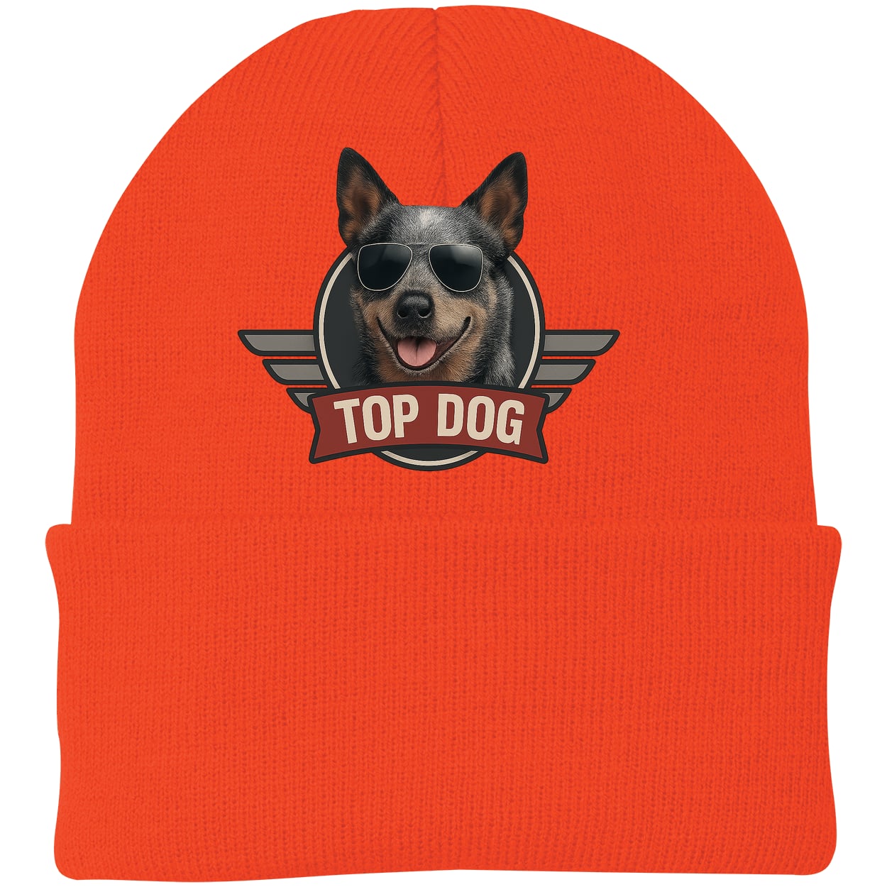 CP90 Port & Company Knit Beanie - Athletic Orange