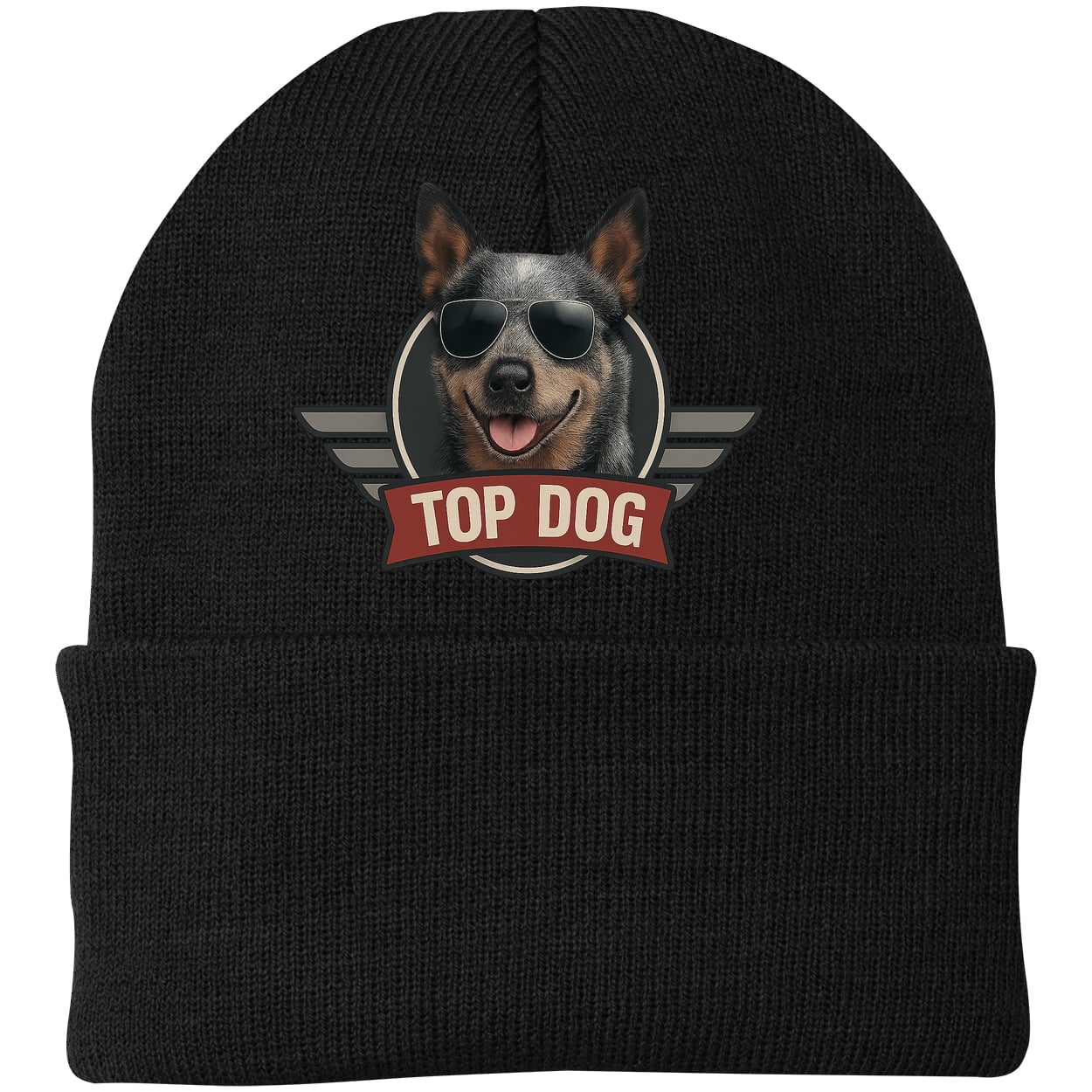 CP90 Port & Company Knit Beanie - Black
