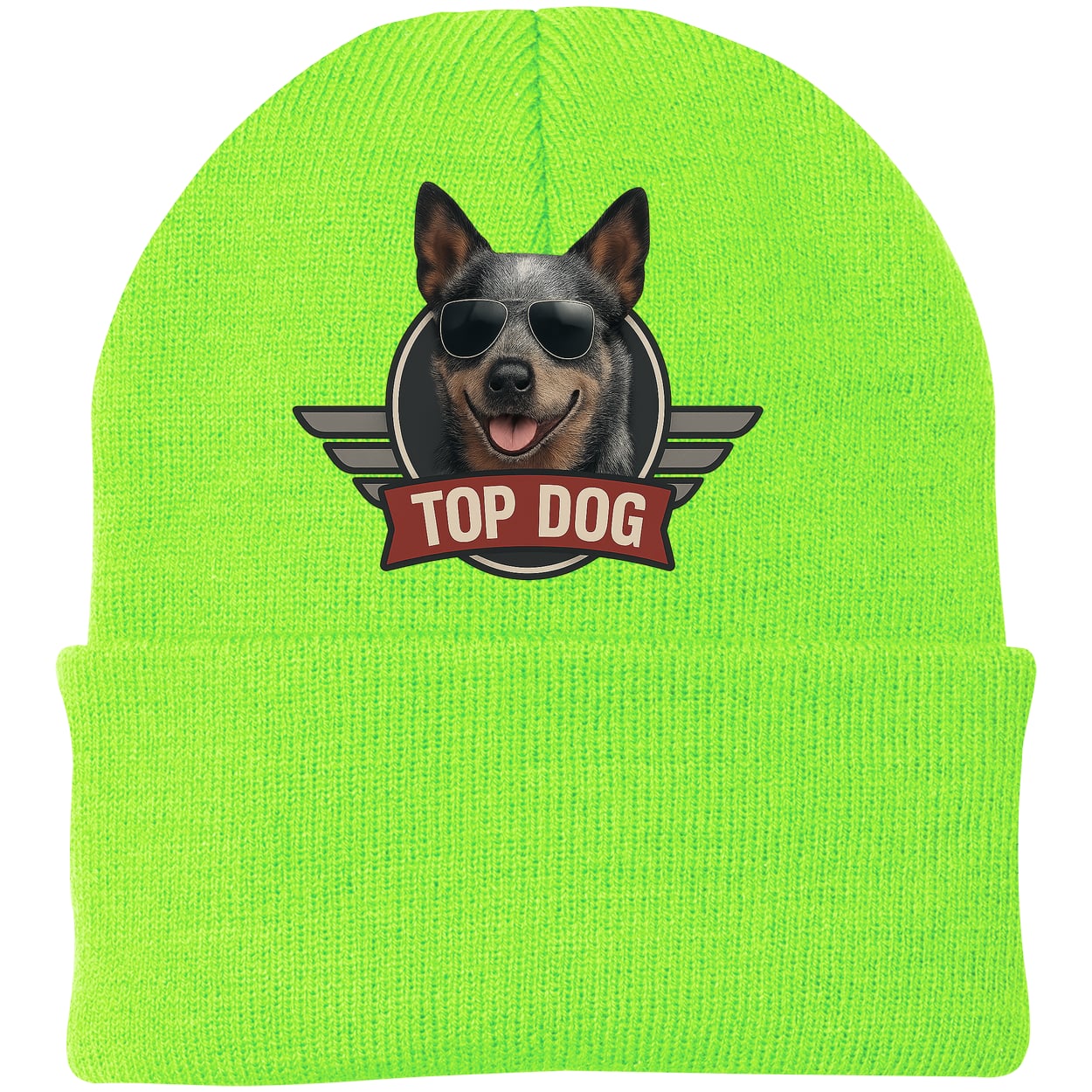 CP90 Port & Company Knit Beanie - Neon Green