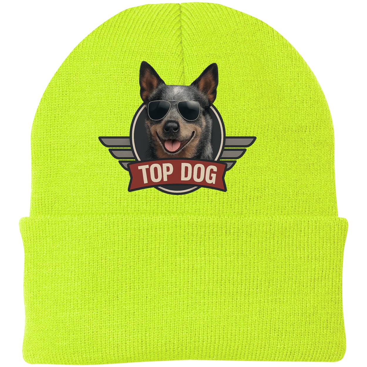 CP90 Port & Company Knit Beanie - Neon Yellow