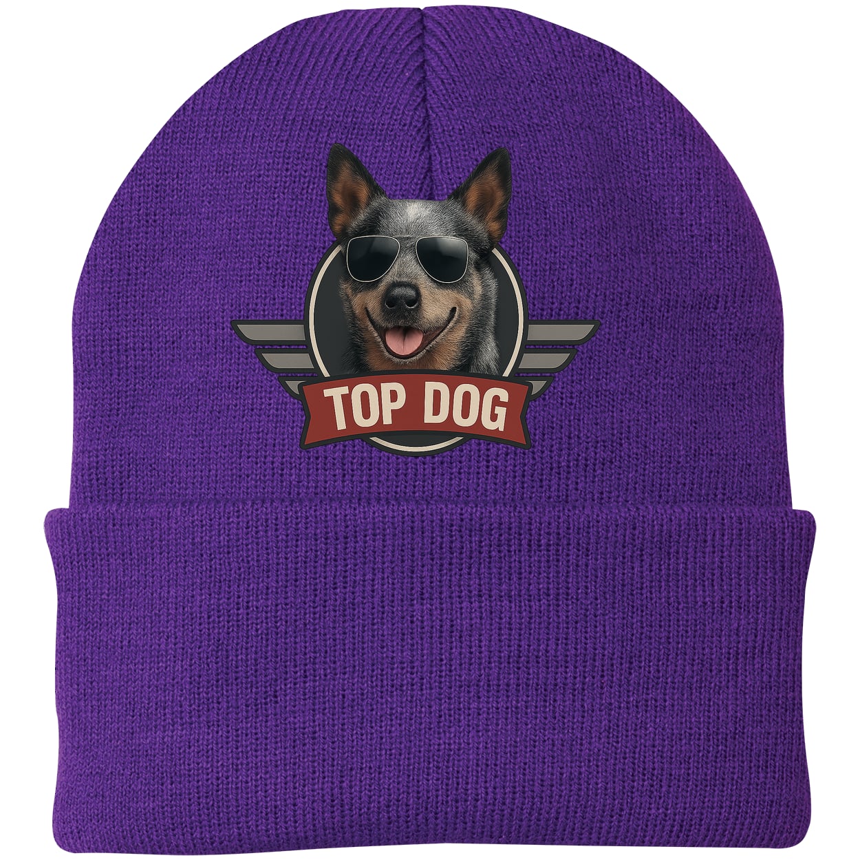 CP90 Port & Company Knit Beanie - Athletic Purple