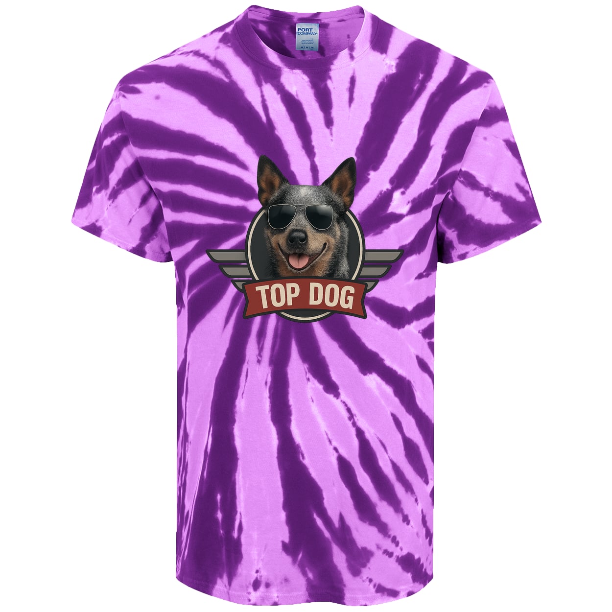PC147 Port & Company Tie-Dye Tee - Purple