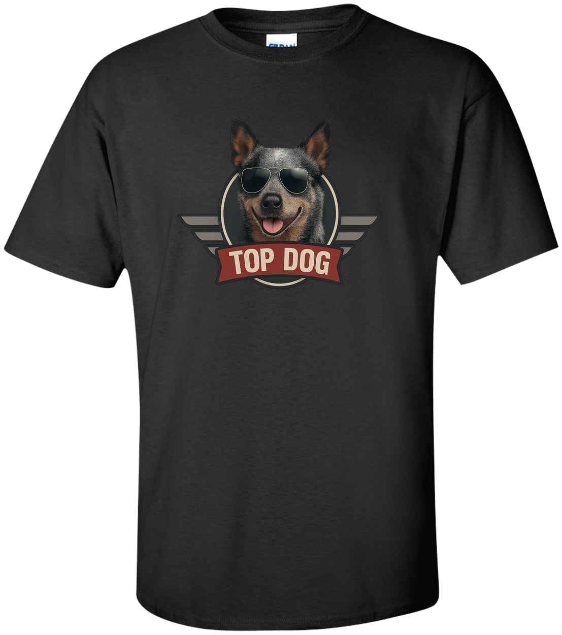 G200T Gildan Mens Tall Ultra Cotton Tee - Black