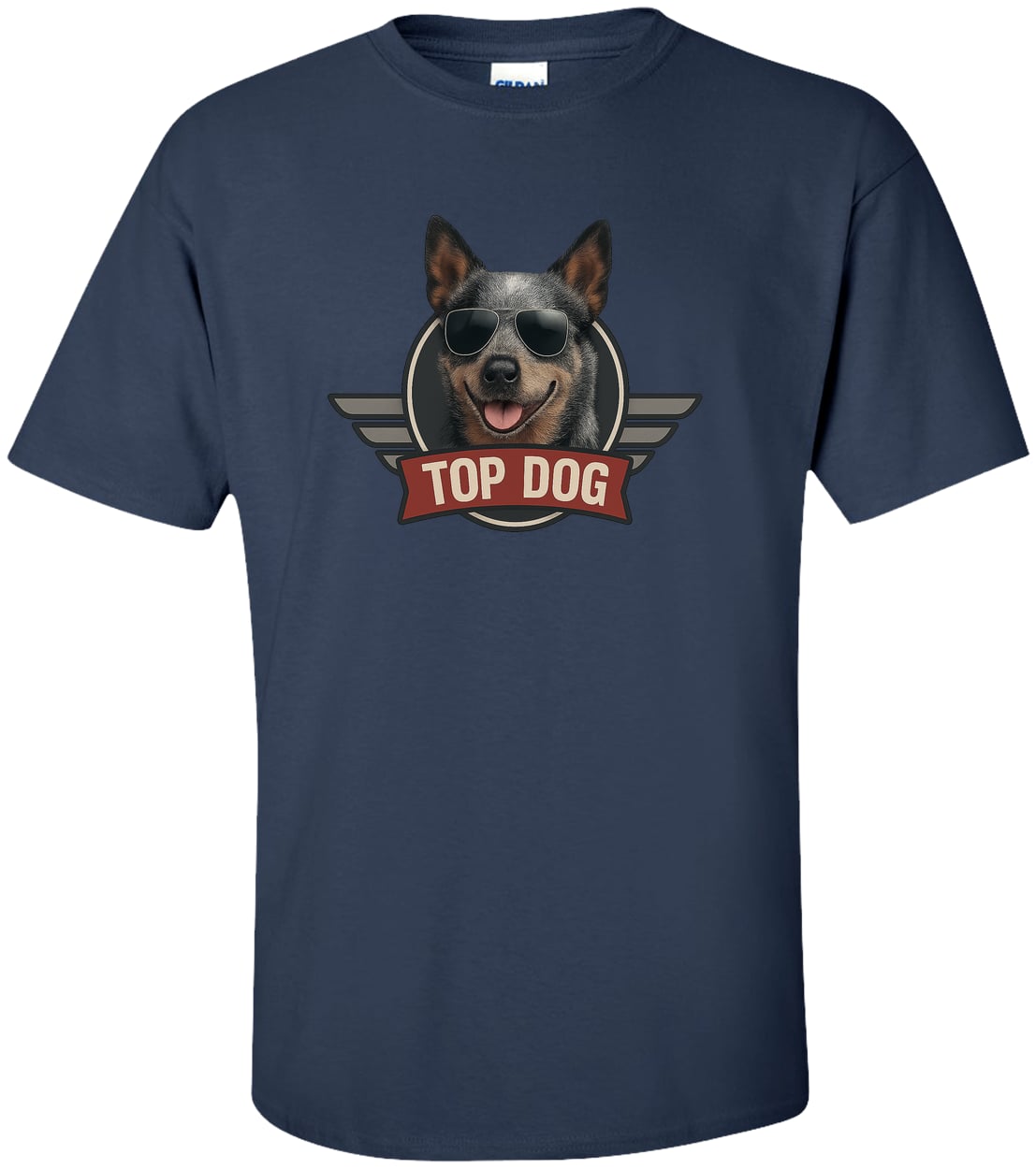 G200T Gildan Mens Tall Ultra Cotton Tee - Navy