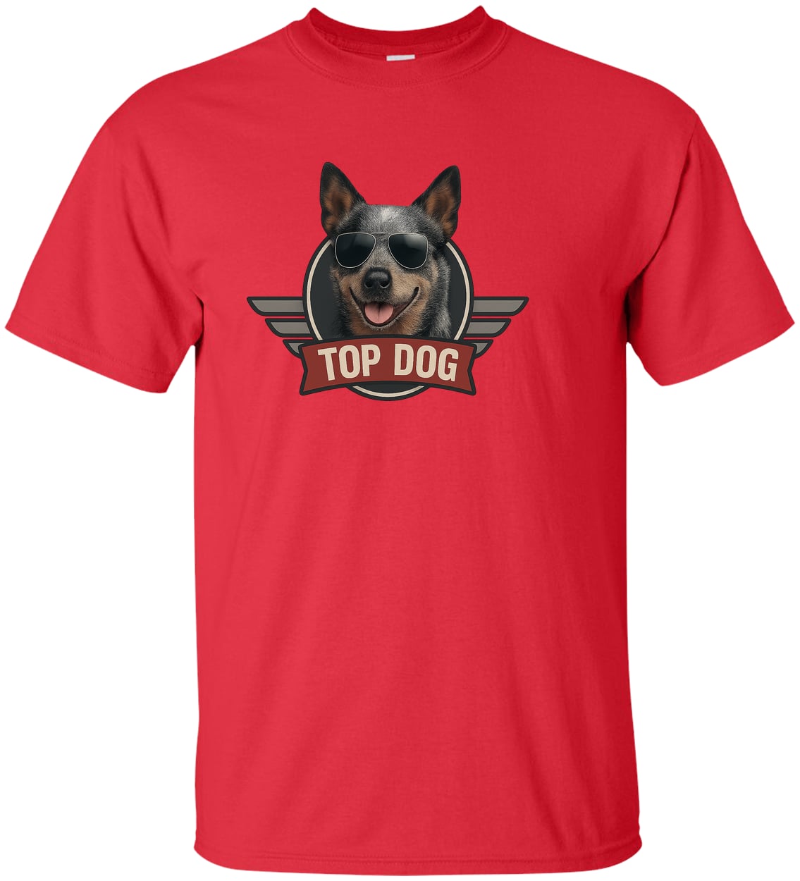 G200T Gildan Mens Tall Ultra Cotton Tee - Red