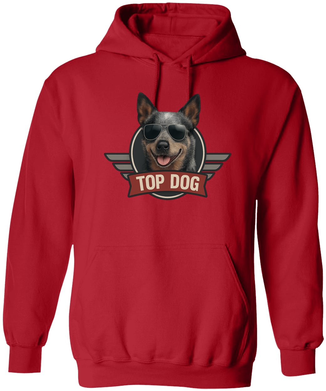 G185 Gildan Pullover Hoodie - Red
