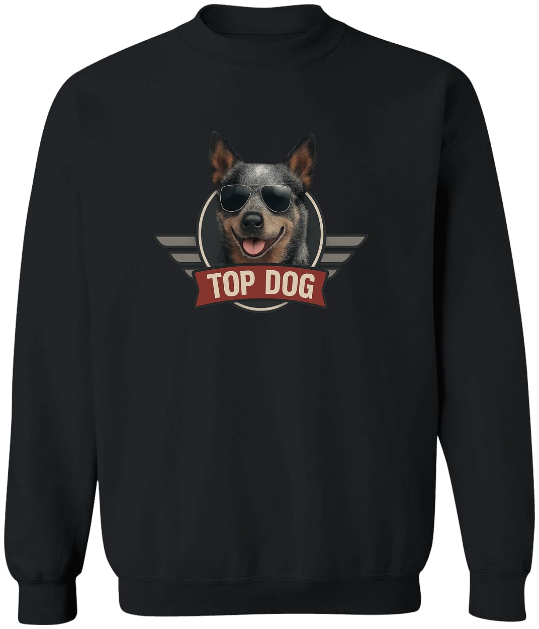 G180 Gildan Crewneck Pullover Sweatshirt - Black