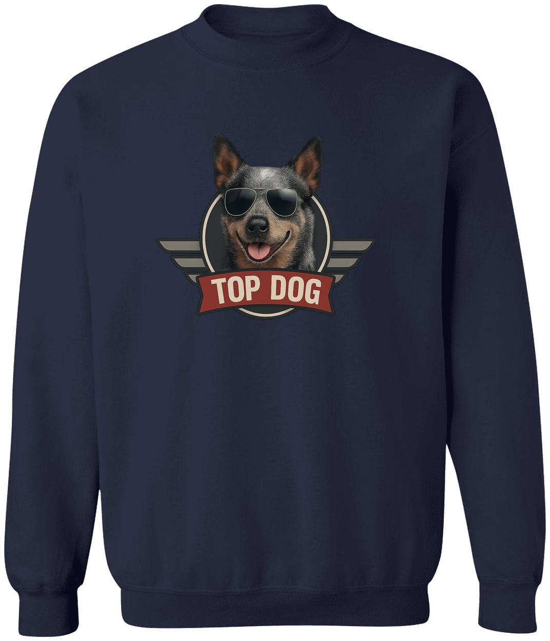 G180 Gildan Crewneck Pullover Sweatshirt - Navy
