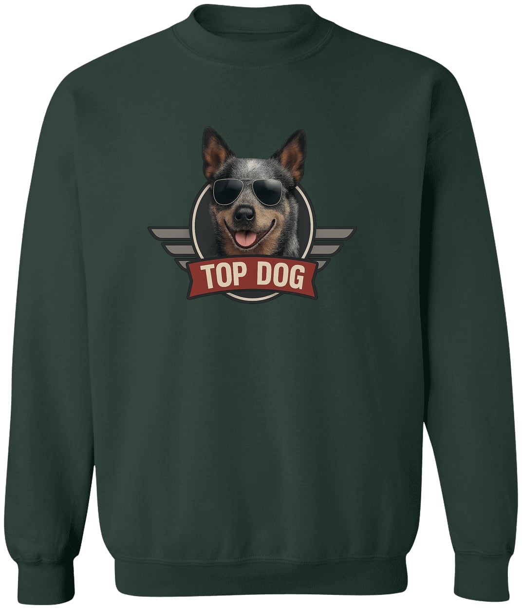 G180 Gildan Crewneck Pullover Sweatshirt - Forest Green
