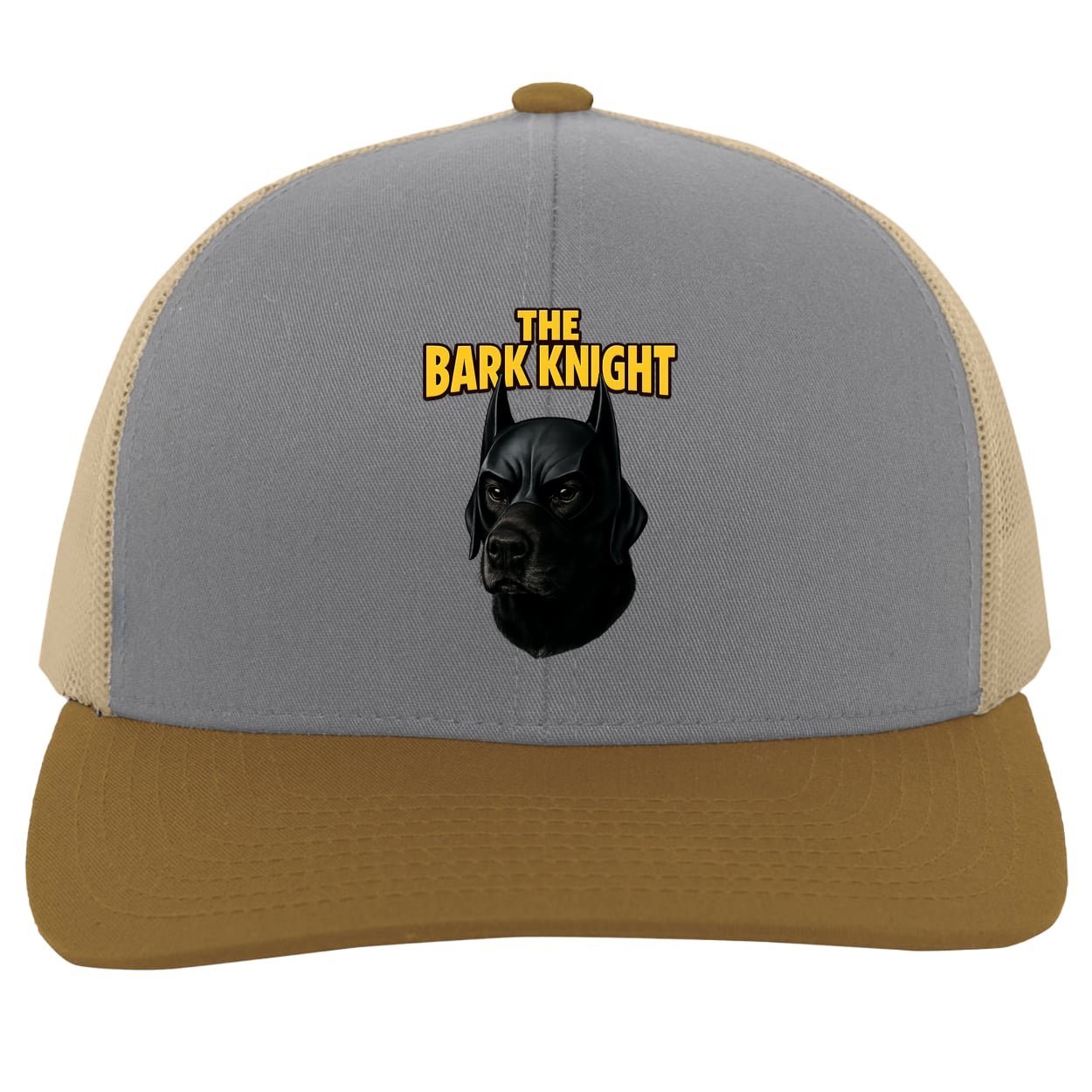 104C Trucker Snap Back - Heather/Beige/Amber