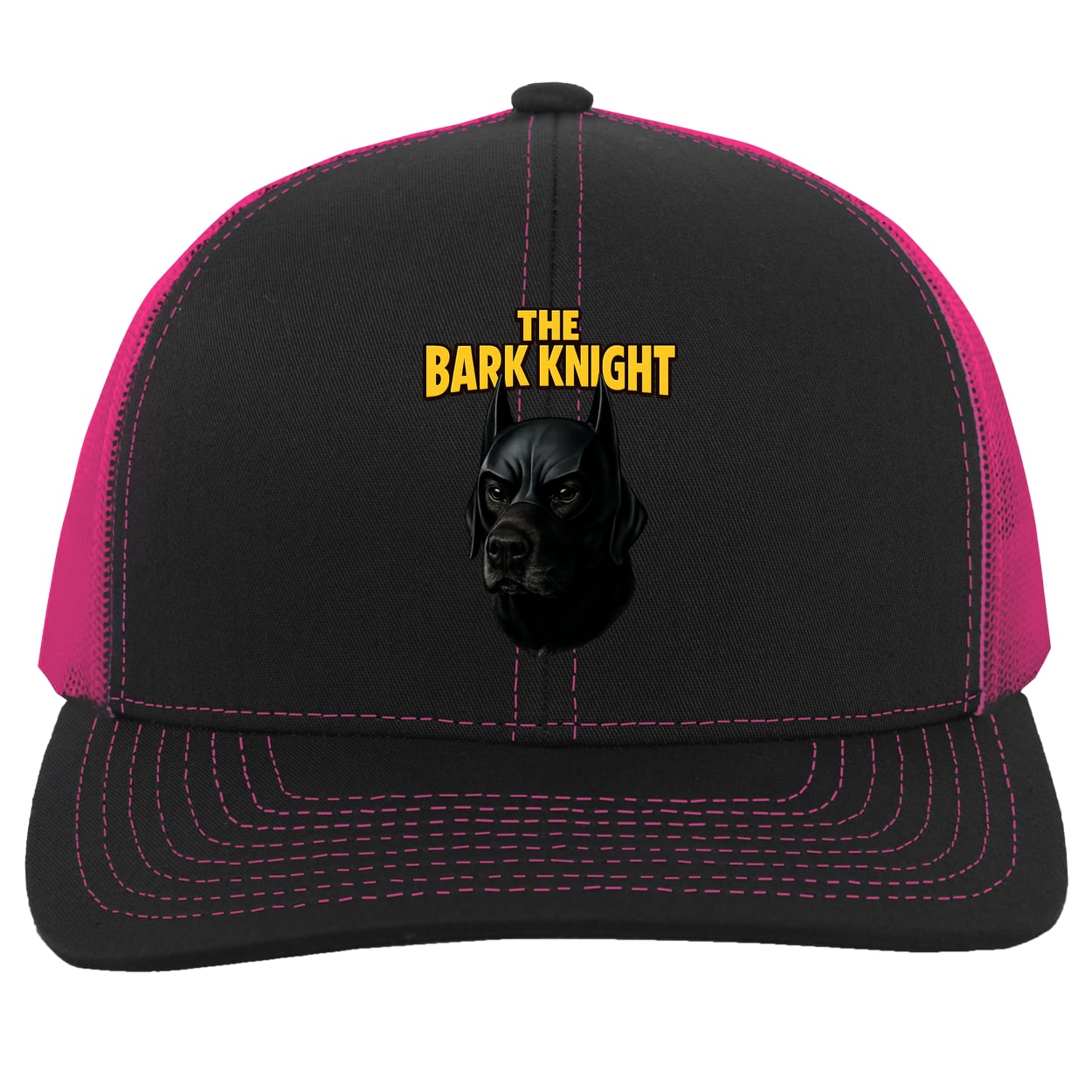 104C Trucker Snap Back - Black/Pink