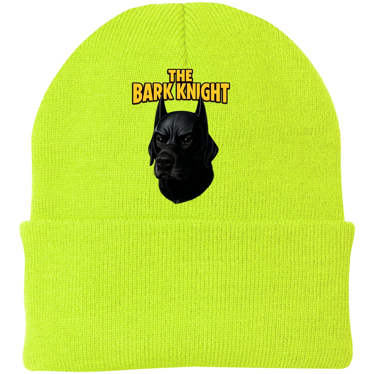 CP90 Port & Company Knit Beanie - Neon Yellow