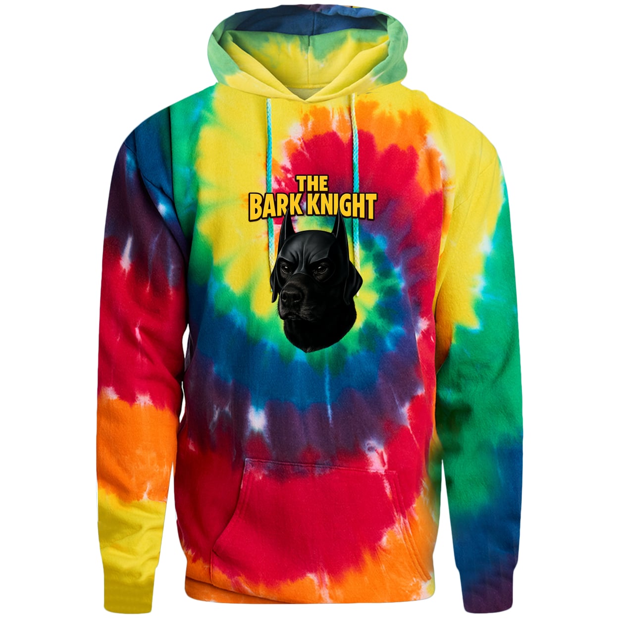 PC146 Port & Company Adult Tie-Dye Pullover Hoodie - Rainbow