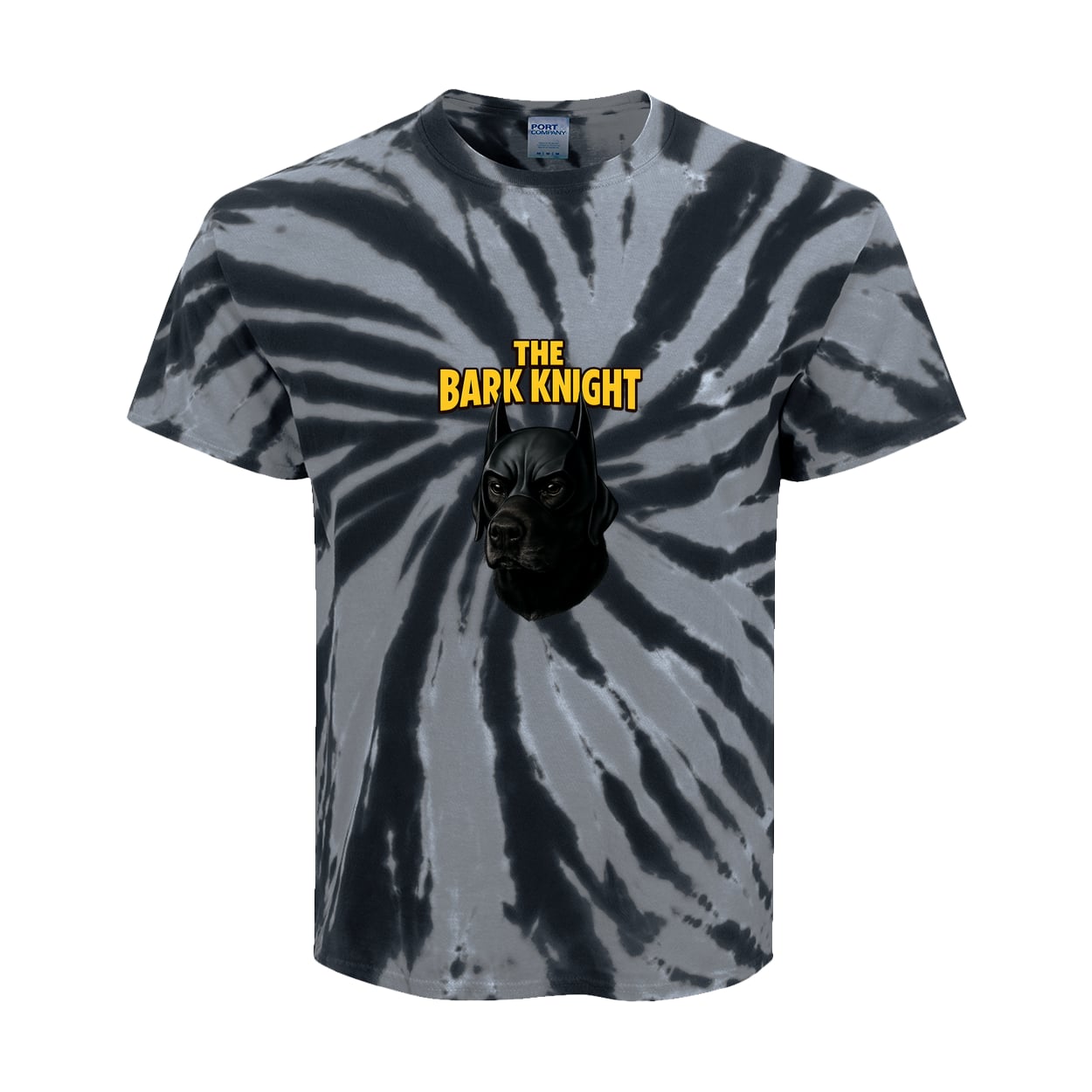 PC147Y Port & Company Kids Tie-Dye Tee - Black