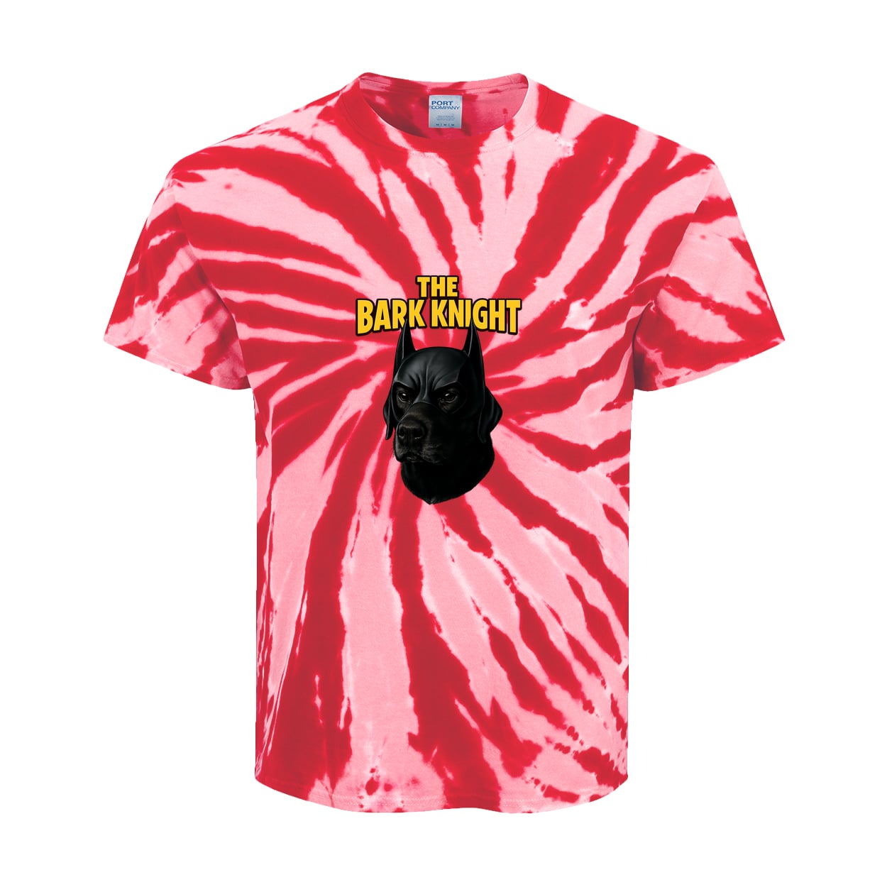 PC147Y Port & Company Kids Tie-Dye Tee - Red