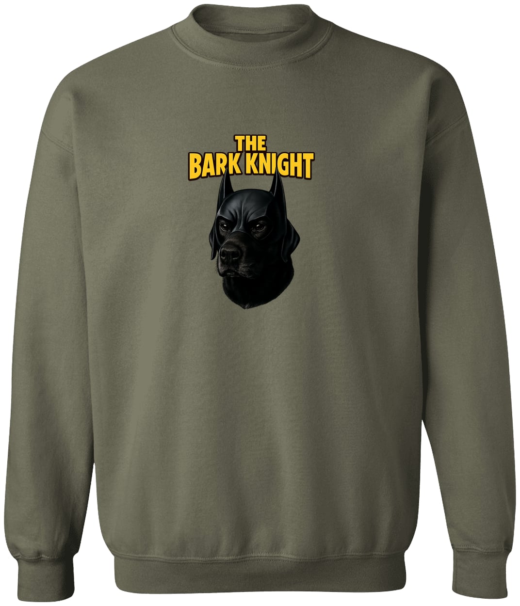 G180 Gildan Crewneck Pullover Sweatshirt - Military Green