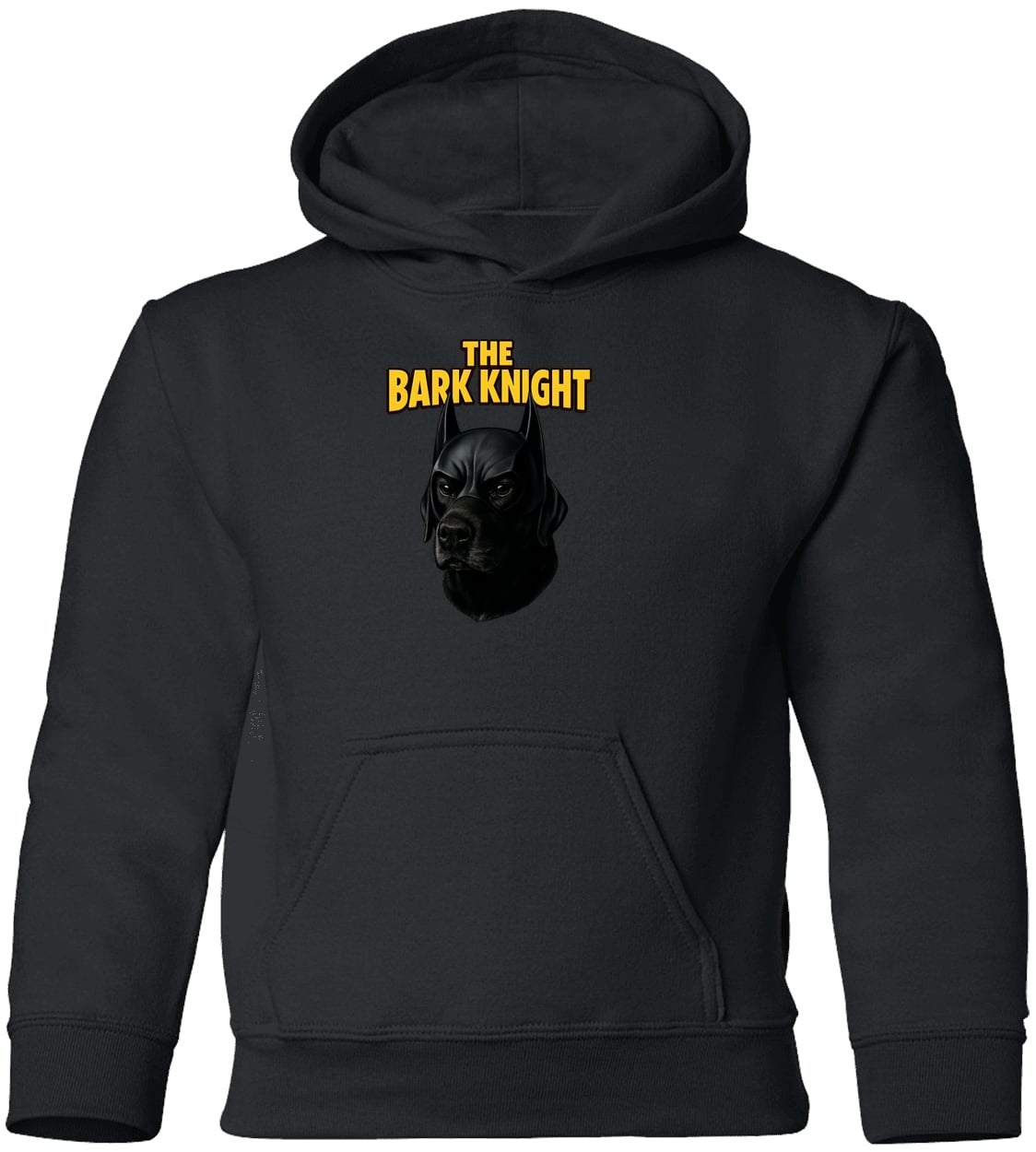 G185B Gildan Youth Pullover Hoodie - Black