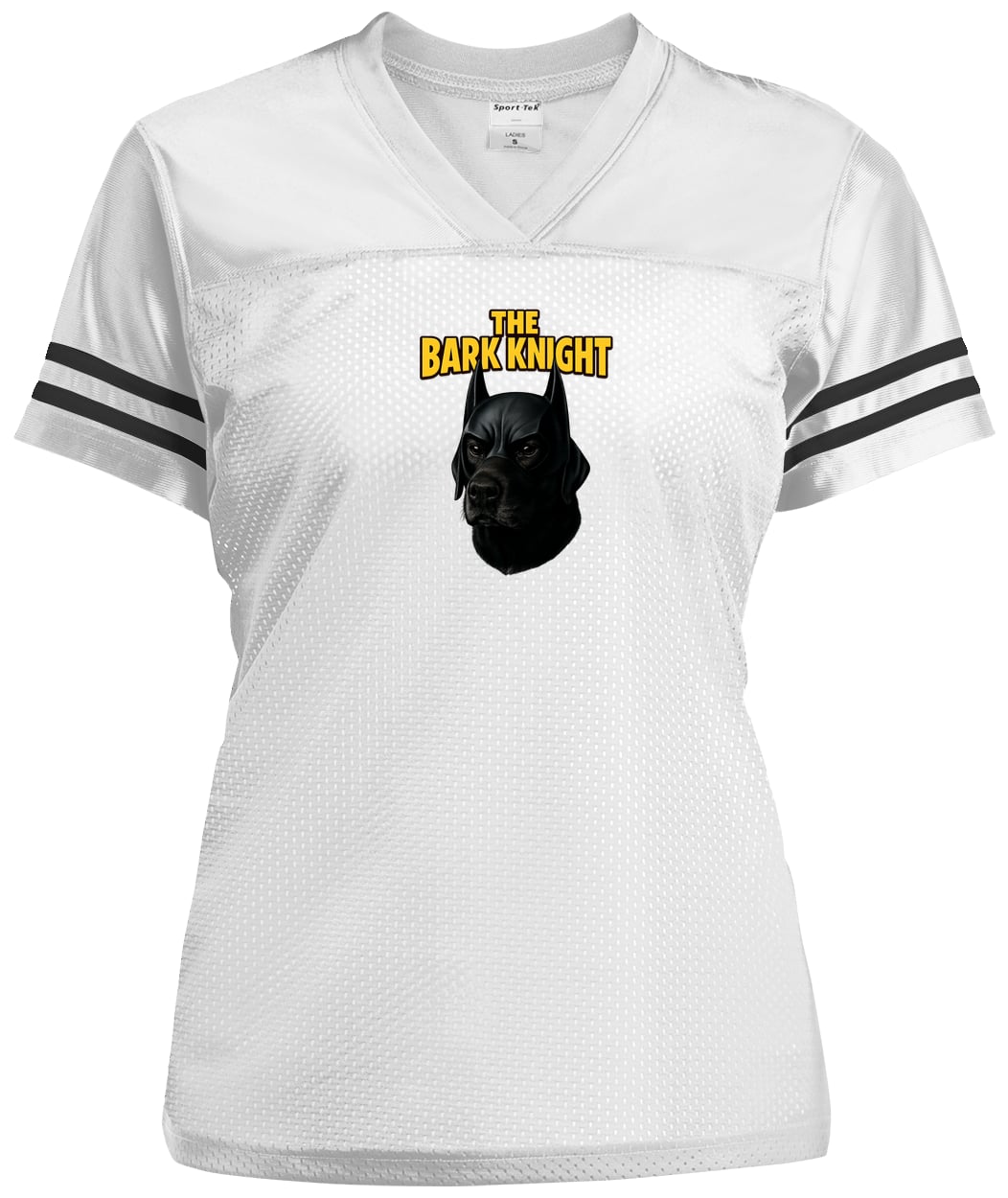 LST307 Sport-Tek Ladies' Replica Jersey - White/Black