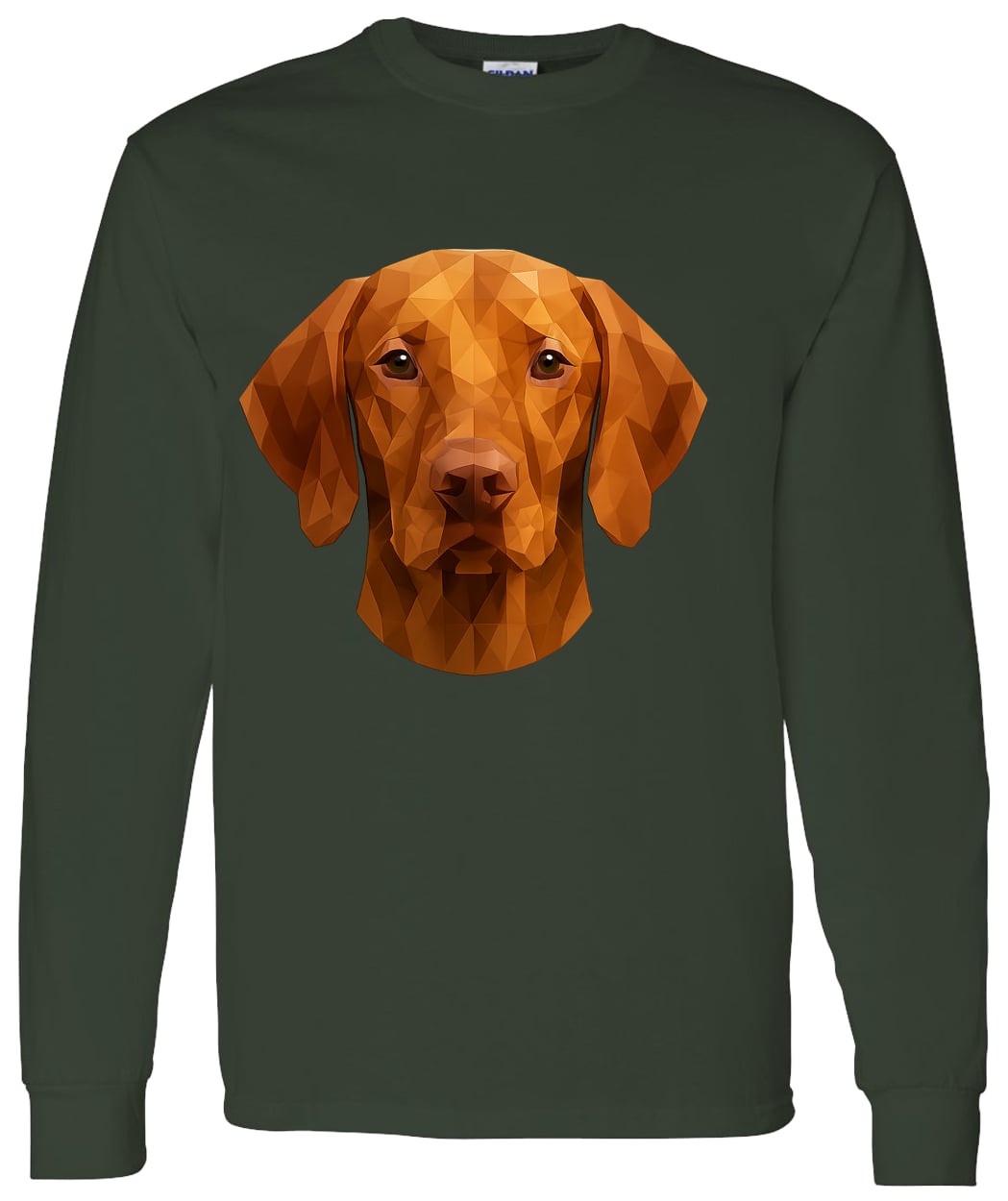 G540 LS T-Shirt 5.3 oz. - Forest Green