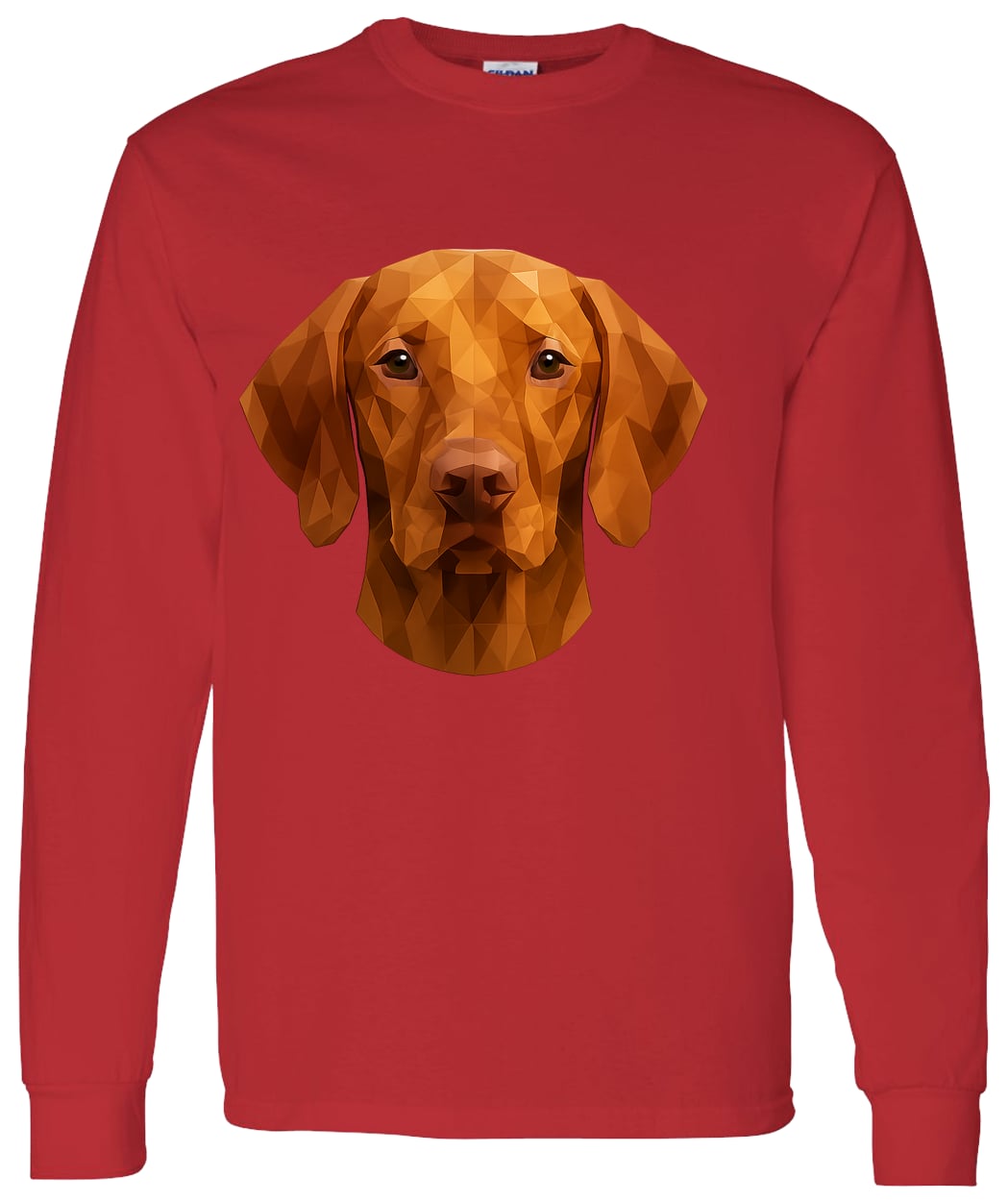 G540 LS T-Shirt 5.3 oz. - Red