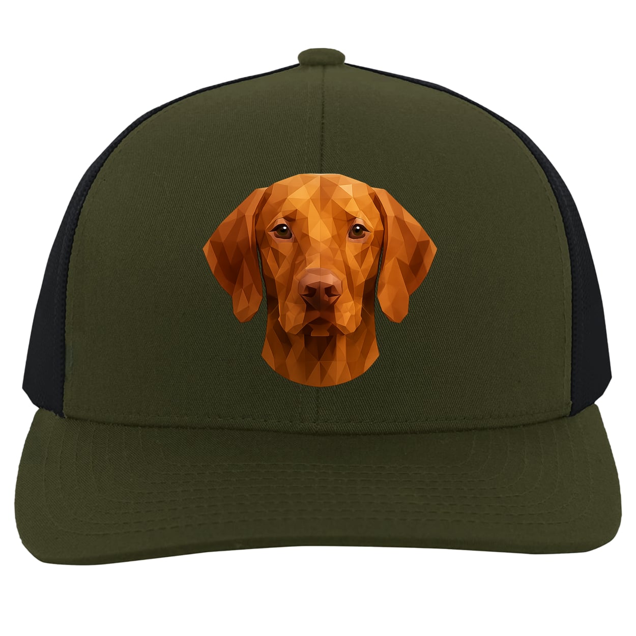 104C Trucker Snap Back - Moss/Charcoal