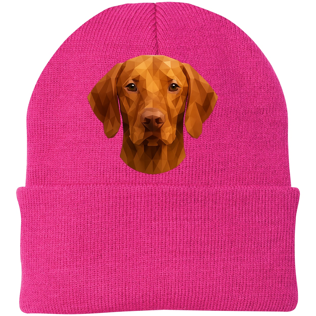 CP90 Port & Company Knit Beanie - Neon Pink