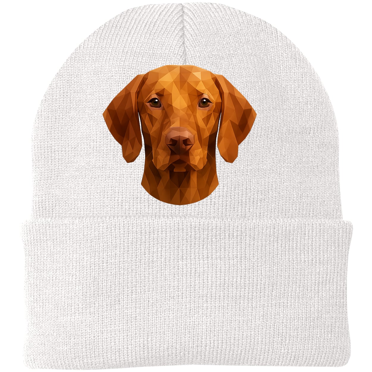 CP90 Port & Company Knit Beanie - White